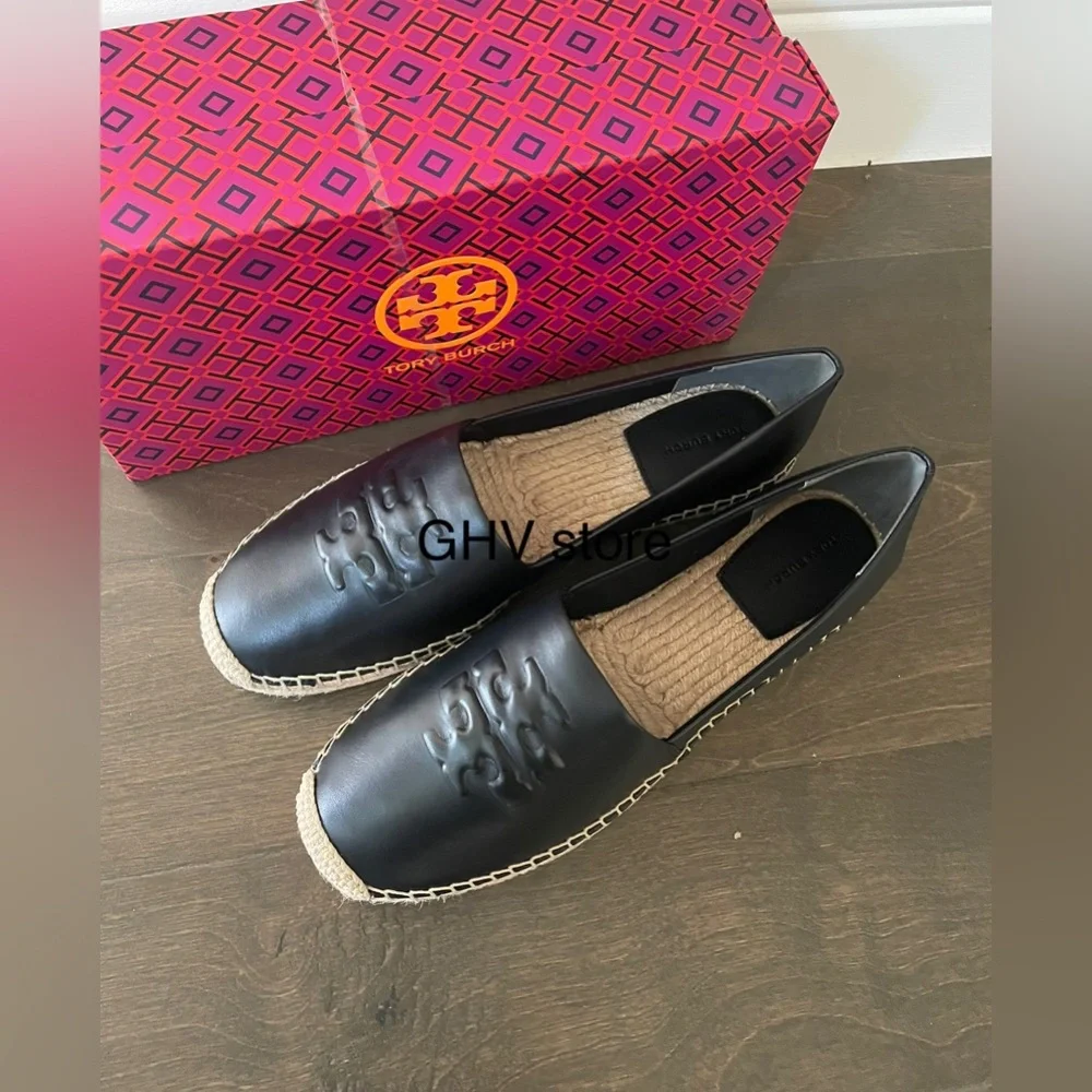 Tory Burch Everly leather espadrilles